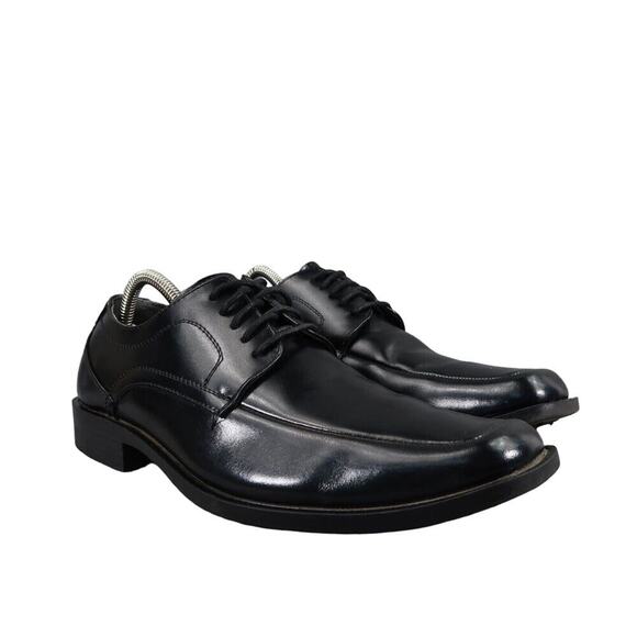Stacy Adams Shoe Mens 8 Oxford Dress Formal Leather Square Toe Derby Calhoun Moc main image 7